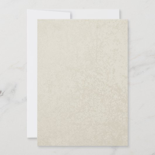 ヒトデとリボンイエロービーチ結婚式 招待状 (裏面)