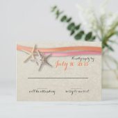 ヒトデとリボンサンゴとピンクの反応 出欠カード (スタンド正面)