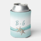 ヒトデとリボンヴィンテージビーチ 缶クーラー (缶正面)