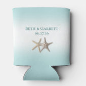 ヒトデとリボンヴィンテージビーチ 缶クーラー (裏面)