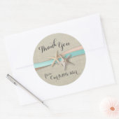 ヒトデとリボン ラウンドシール (封筒)