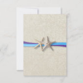 ヒトデとリボンDパープルブルービーチ反応 出欠カード (裏面)