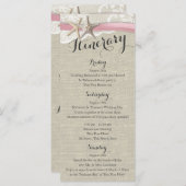 ヒトデとレースの素朴ビーチ結婚式 (正面/裏面)