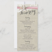 ヒトデとレースの素朴ビーチ結婚式 (正面)