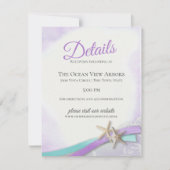 ヒトデとレースパープルの詳細と情報 招待状 (正面)