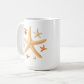 ヒトデと小さな仲間たち コーヒーマグカップ (正面左)
