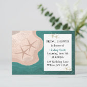 ヒトデと海ブライダルシャワー 招待状 (スタンド正面)