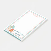 ヒトデと海殻 ポストイット (アングル)