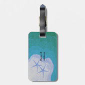 ヒトデと海 ラゲッジタグ (裏面縦)