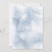 ヒトデと熱帯ビーチフローラフォトベビー誕生 案内状 (裏面)