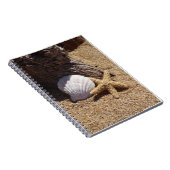 ヒトデと砂のスパイラルフォトノートブック ノートブック (右側)