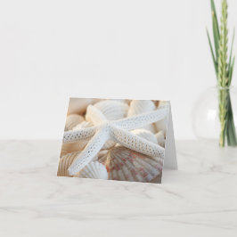 ヒトデと貝類のノテカード カード