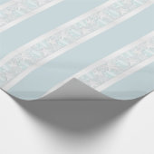 ヒトデと貝類ビーチ結婚式ギフトラップ ラッピングペーパー (コーナー)