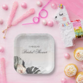 ヒトデと貝類熱帯ビーチブライダルシャワー ペーパープレート (パーティー)