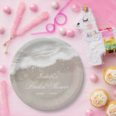 ヒトデと貝類熱帯ビーチブライダルシャワー ペーパープレート (パーティー)