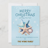 ヒトデのクリスマスカード シーズンカード (正面)