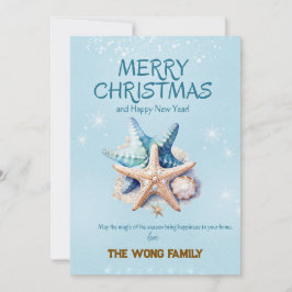 ヒトデのクリスマスカード シーズンカード