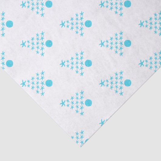 ヒトデのクリスマスツリーパターン 薄葉紙 (詳細)