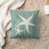 ヒトデのクリーム色のヴィンテージの水木枕 クッション (ブランケット)