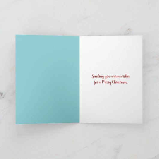 ヒトデのサンタクロース帽子 シーズンカード (内部)