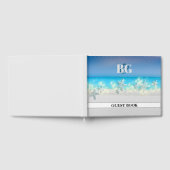 ヒトデのパラダイスブルーの海のトロピカルレジスタ ゲストブック (全面)