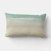 ヒトデのビーチ水彩 ランバークッション (裏面)