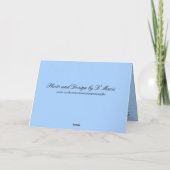 ヒトデのビーチ誕生日カード カード (裏面)