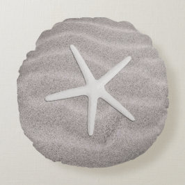 ヒトデのビーチ ラウンドクッション