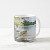 ヒトデのビーチ- Bocas Delトロの熱帯ビーチのマグ コーヒーマグカップ (正面右)