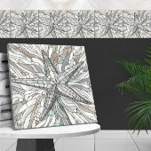 ヒトデのモザイクアート – 真珠の母 タイル