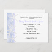 ヒトデのリハ結婚ーサルディナー 招待状 (正面/裏面)