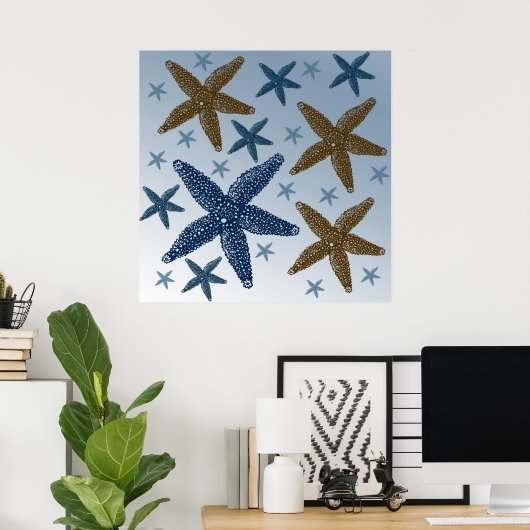 ヒトデの下で ポスター (ホームオフィス)