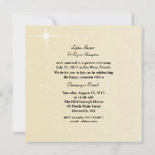 ヒトデの写真の結婚披露宴の招待状だけ 招待状 (裏面)