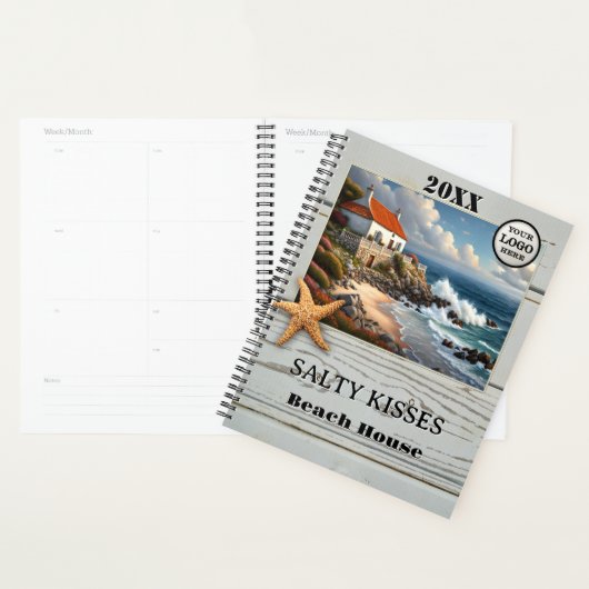 ヒトデの写真 ビーチハウス 海岸スタイル プランナー手帳 (ディスプレー)