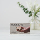 ヒトデの名刺のテンプレート 名刺 (スタンド正面)