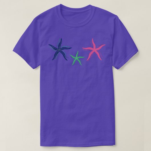 ヒトデの夏休み Tシャツ (デザイン正面)