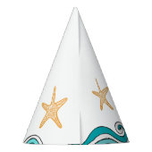 ヒトデの幸せな採用日のパーティーの帽子 パーティーハット (裏面)