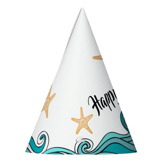 ヒトデの幸せな採用日のパーティーの帽子 パーティーハット (左)