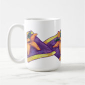 ヒトデの日光浴 コーヒーマグカップ (左)