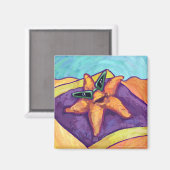 ヒトデの日光浴 マグネット (正面/裏面)