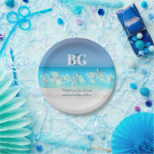 ヒトデの楽園の青海原の熱帯ビーチ ペーパープレート (パーティー)