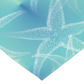 ヒトデの水の青い海のビーチのテーブルのランナー ショートテーブルランナー (コーナー)