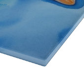 ヒトデの水彩スケッチ カッティングボード (角)