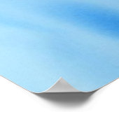 ヒトデの水彩画 ポスター (角)
