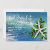 ヒトデの海のクリスマスパーティー招待状 招待状 (正面)