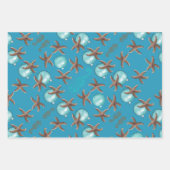 ヒトデの海の馬クリスマスプレゼント包装シート ラッピングペーパーシート (正面)