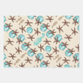 ヒトデの海の馬クリスマスプレゼント包装シート ラッピングペーパーシート (正面2)