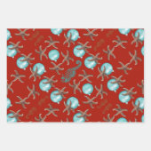 ヒトデの海の馬クリスマスプレゼント包装シート ラッピングペーパーシート (正面)