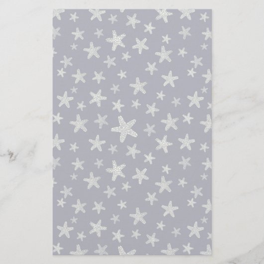 ヒトデの海模様 便箋 (正面)