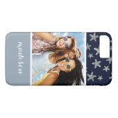 ヒトデの海 |写真と名前 Case-Mate iPhoneケース (裏面(横))